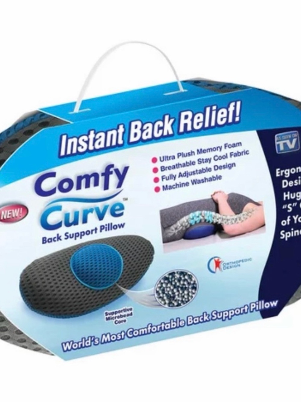 Instant Back Relief Lumbar Cushion - Perfect Father’s Day Gift